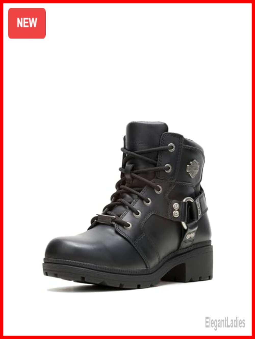 Harley-Davidson Jocelyn Full Grain Leather Motorcycle Boots